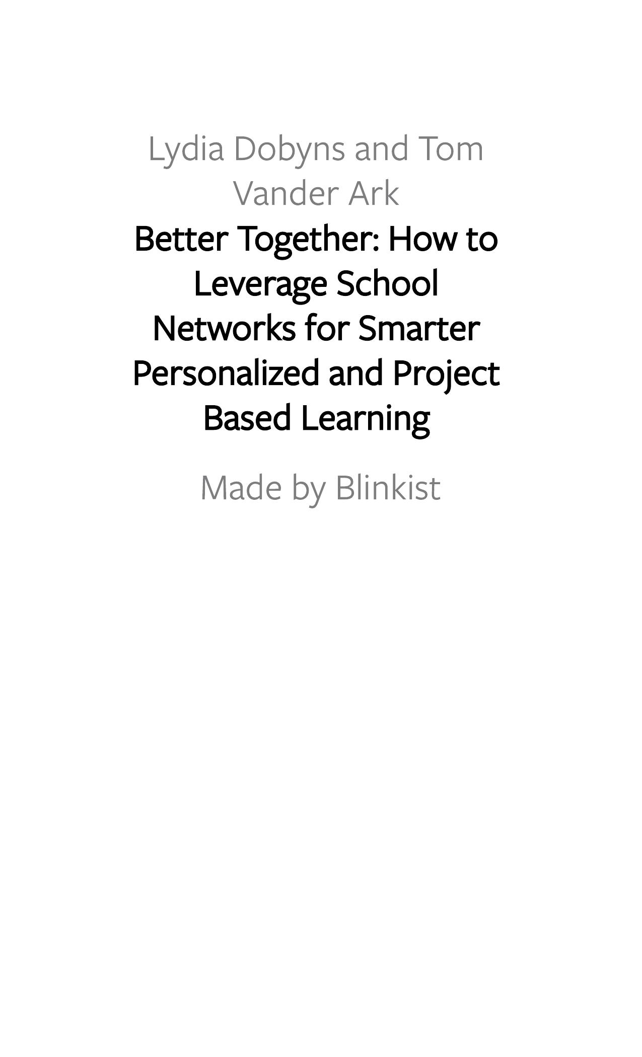 Better Together by Blinkist