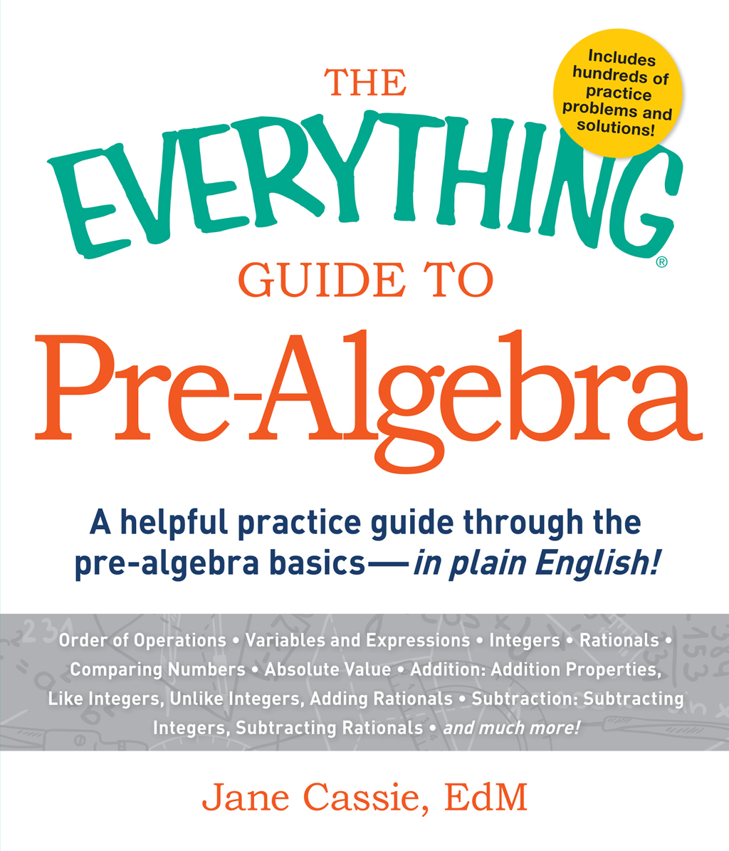 The Everything Guide to Pre-Algebra