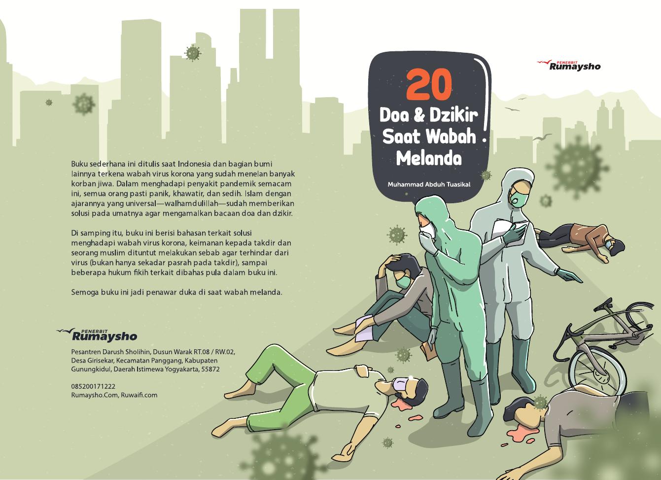 CONVERT Cover Dzikir dan Doa saat wabah melanda 148 x 210 mm