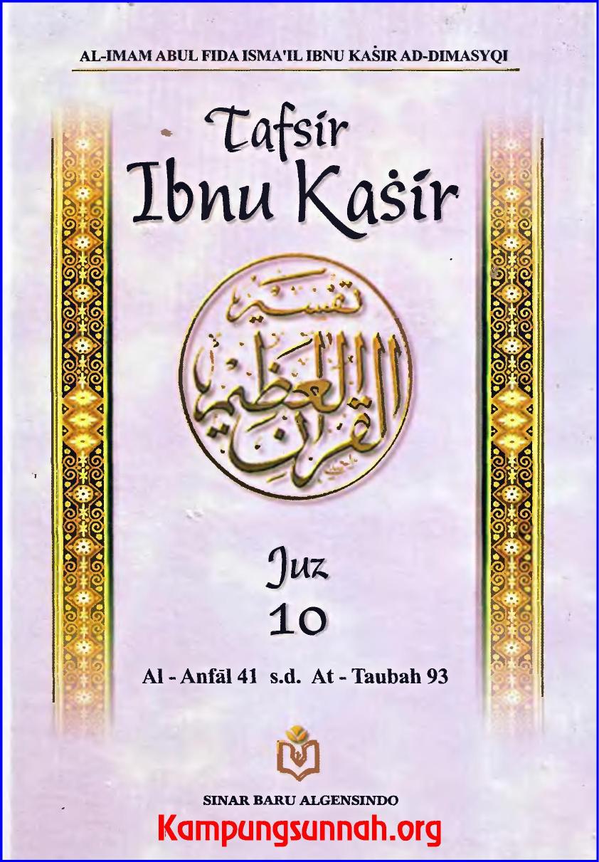 Tafsir Ibnu Katsir Juz 10