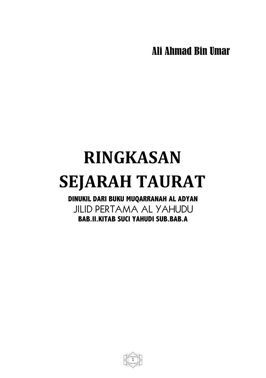 SBI AQM KRIST SEJARAH TAURAT 48H