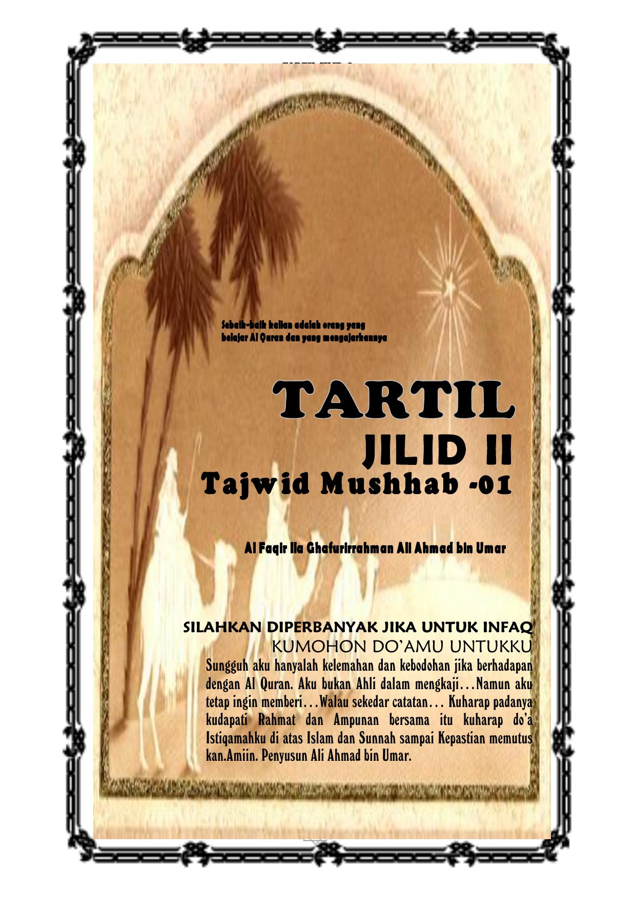 PDD BUKU TARTIL TILAWAH JILID-2 WARNA