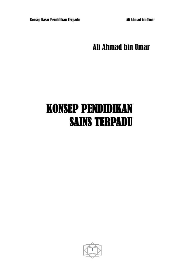 MAT SEMINAR KONSEP PENDIDIKAN SAINS TERPADU ALHAMDULILLAH