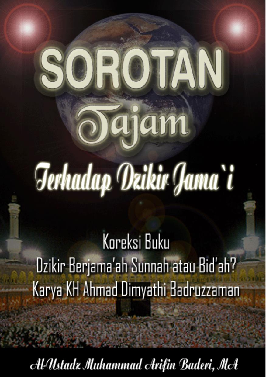 ebook sorotan tajam dzikir