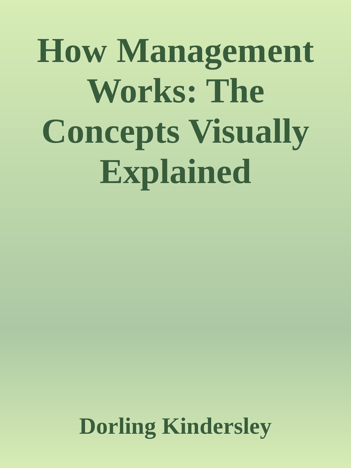 How Management Works: The Concepts Visually Explained