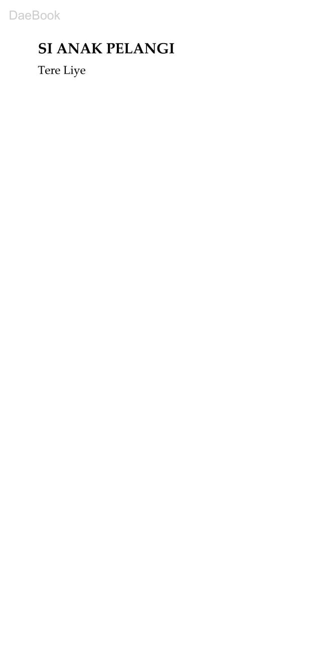 Si Anak Pelangi