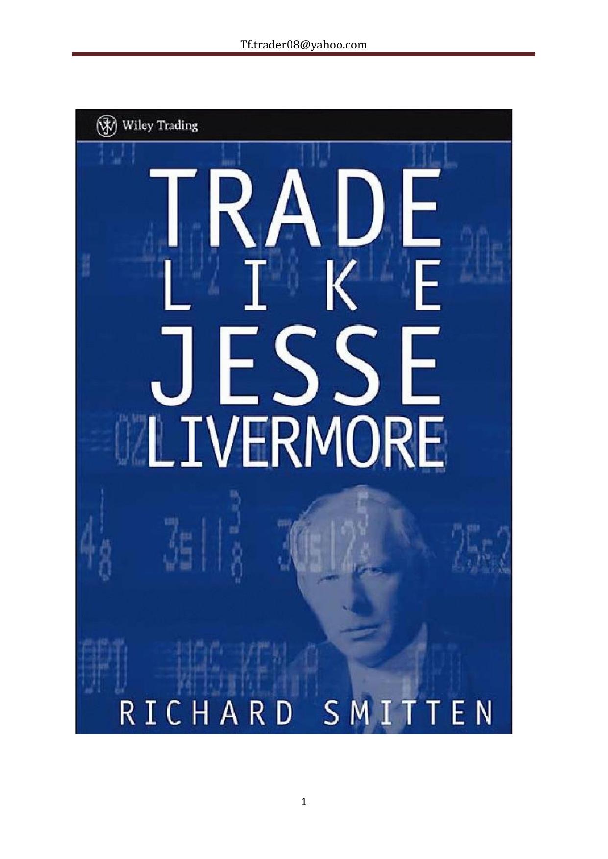 Salinan Trade Like Jesse Livermore