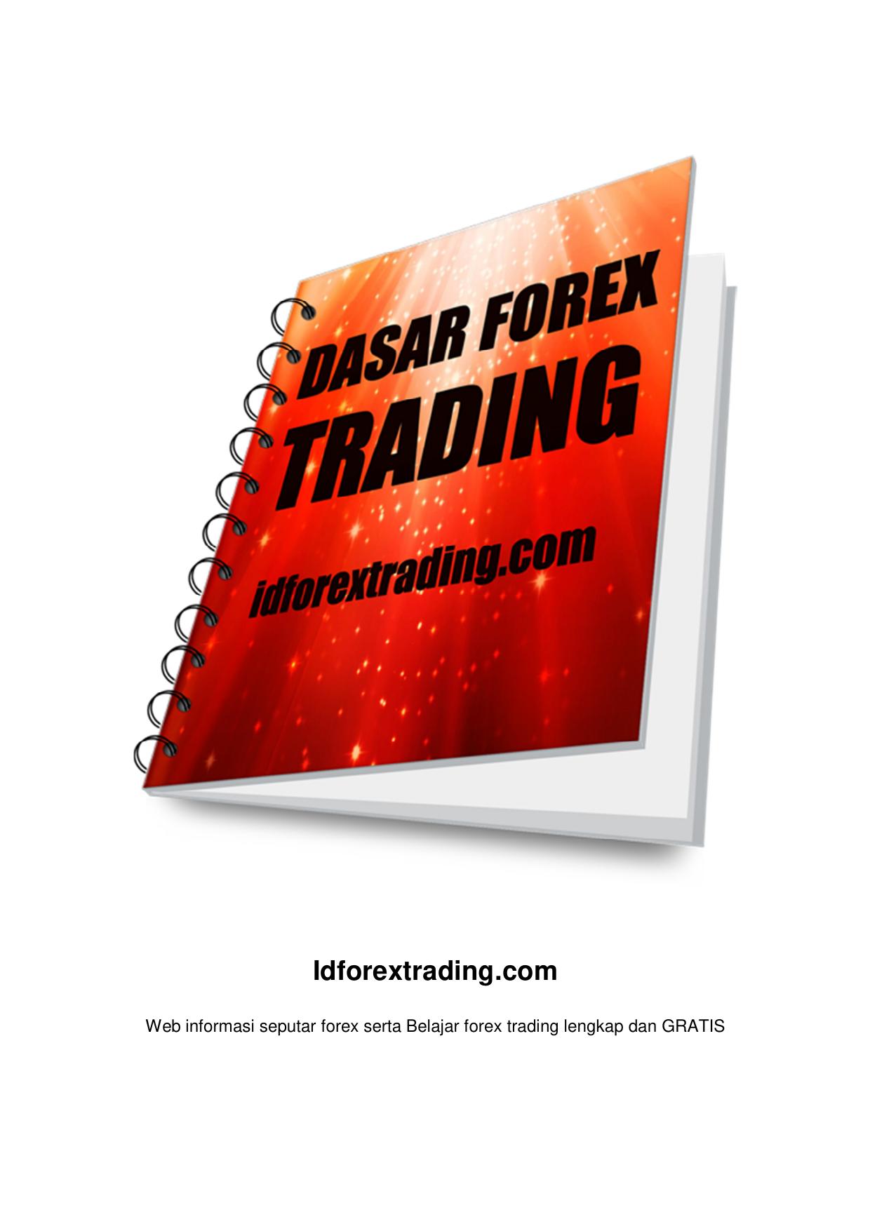Dasar belajar forex trading - idforextrading.com