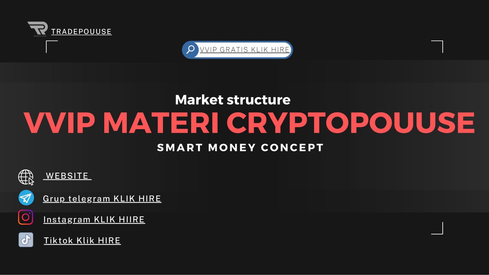 Market structure TRADING VVIP