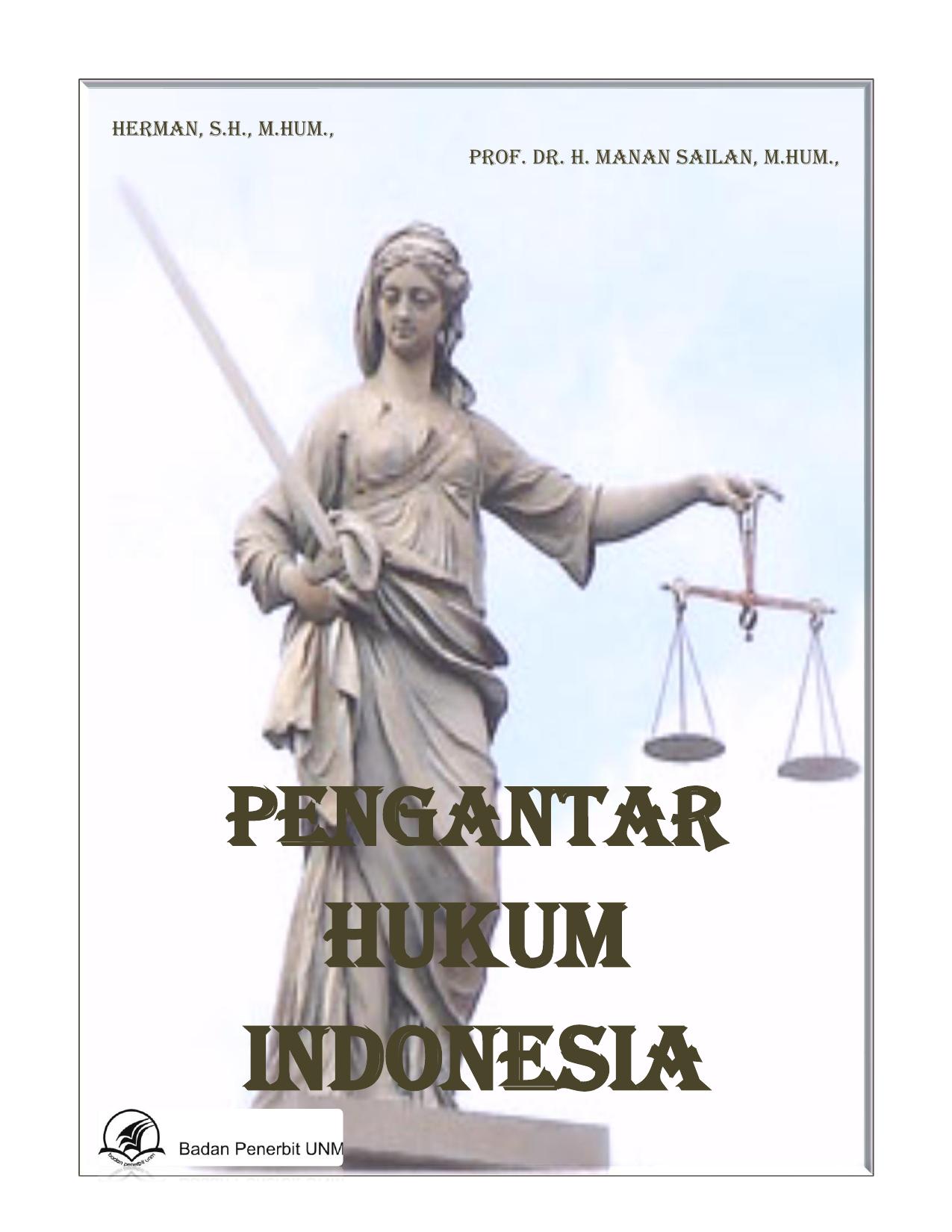 Salinan PENGANTAR HUKUM INDONESIA