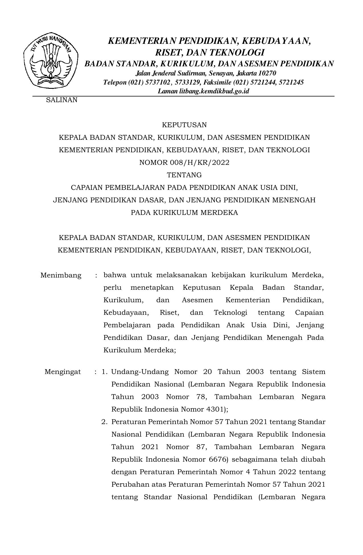Copy of Dokumen SK Capaian Pembelajaran 2022