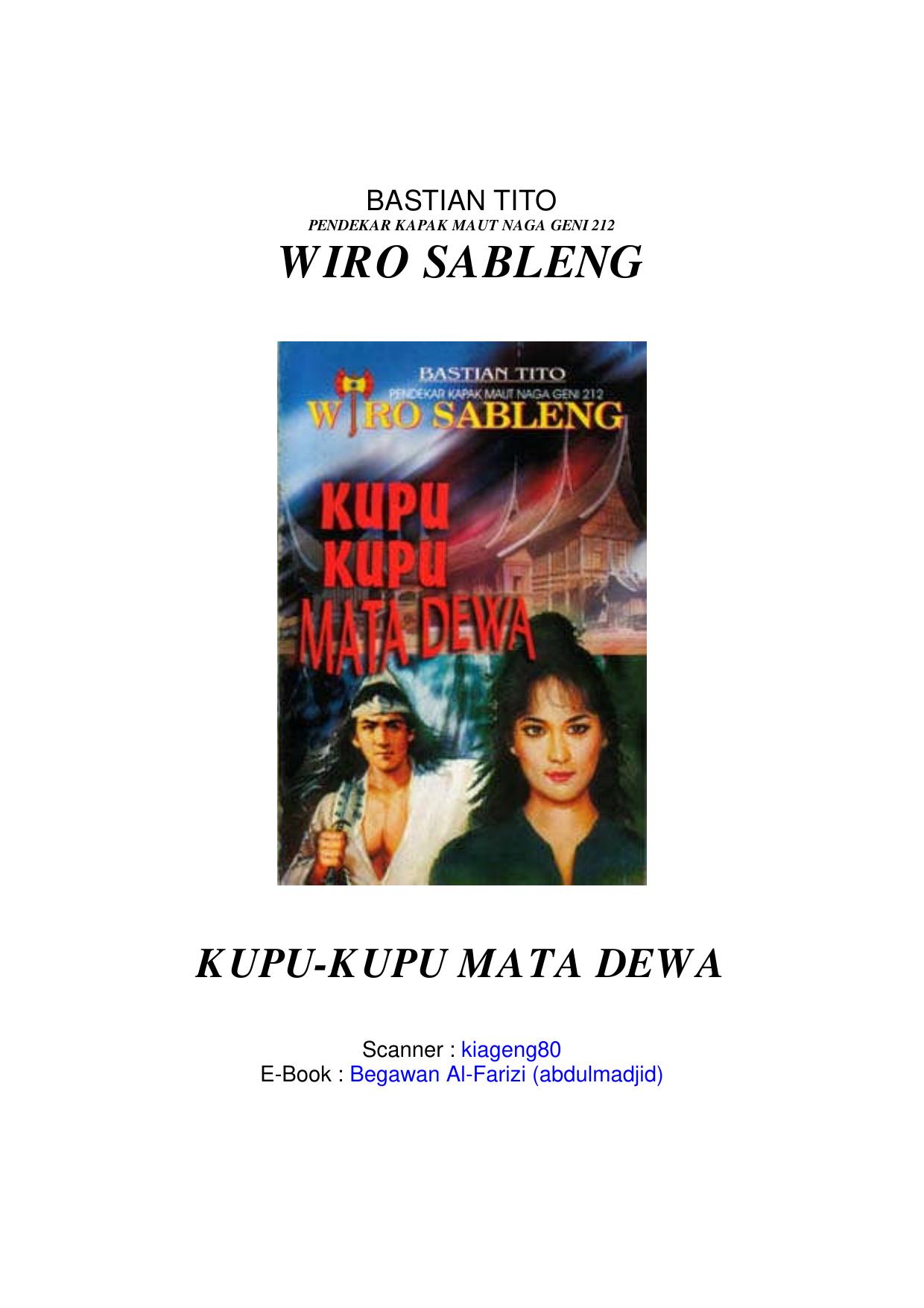 WIRO SABLENG - DENDAM ORANG-ORANG SAKTI