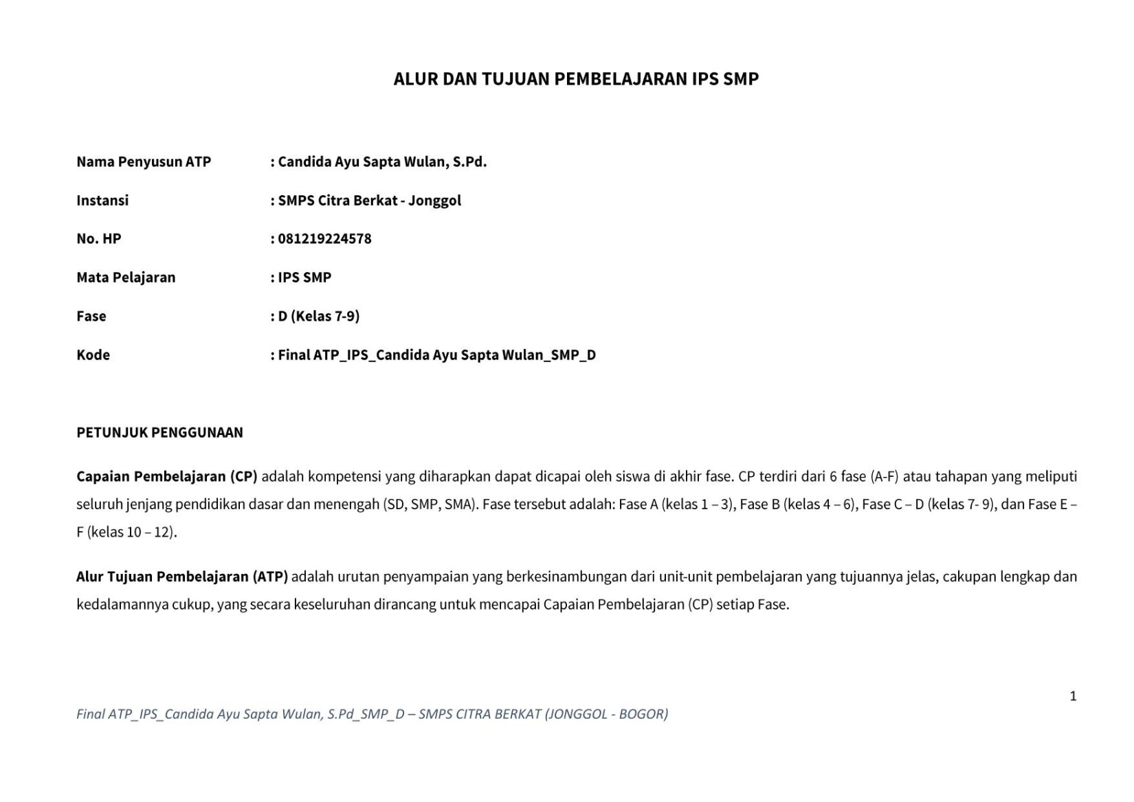Final ATP IPS Candida Ayu Sapta Wulan SMP D