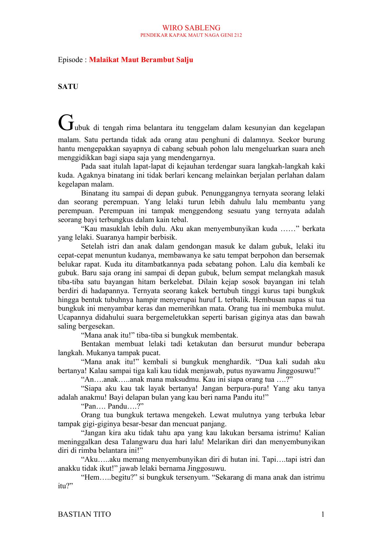 Microsoft Word - 41_Malaikat Maut Berambut Salju.doc