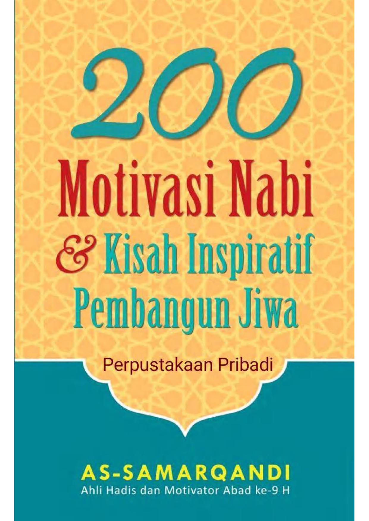 Salinan 1694 200 Motivasi Nabi Kisah Inspiratif Pembangun Jiwa (As-Samarqandi)