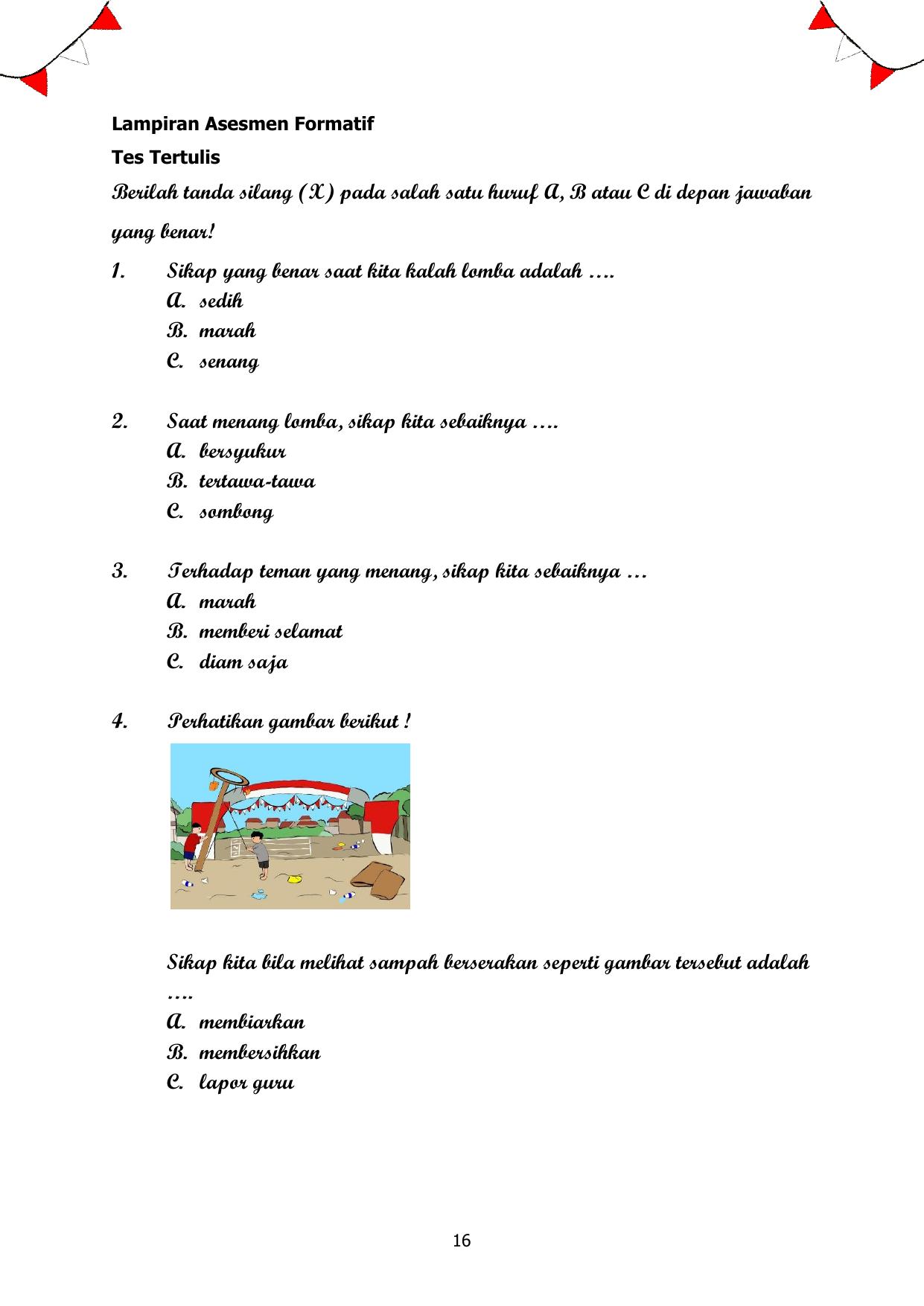 1. Materi Latihan Lomba