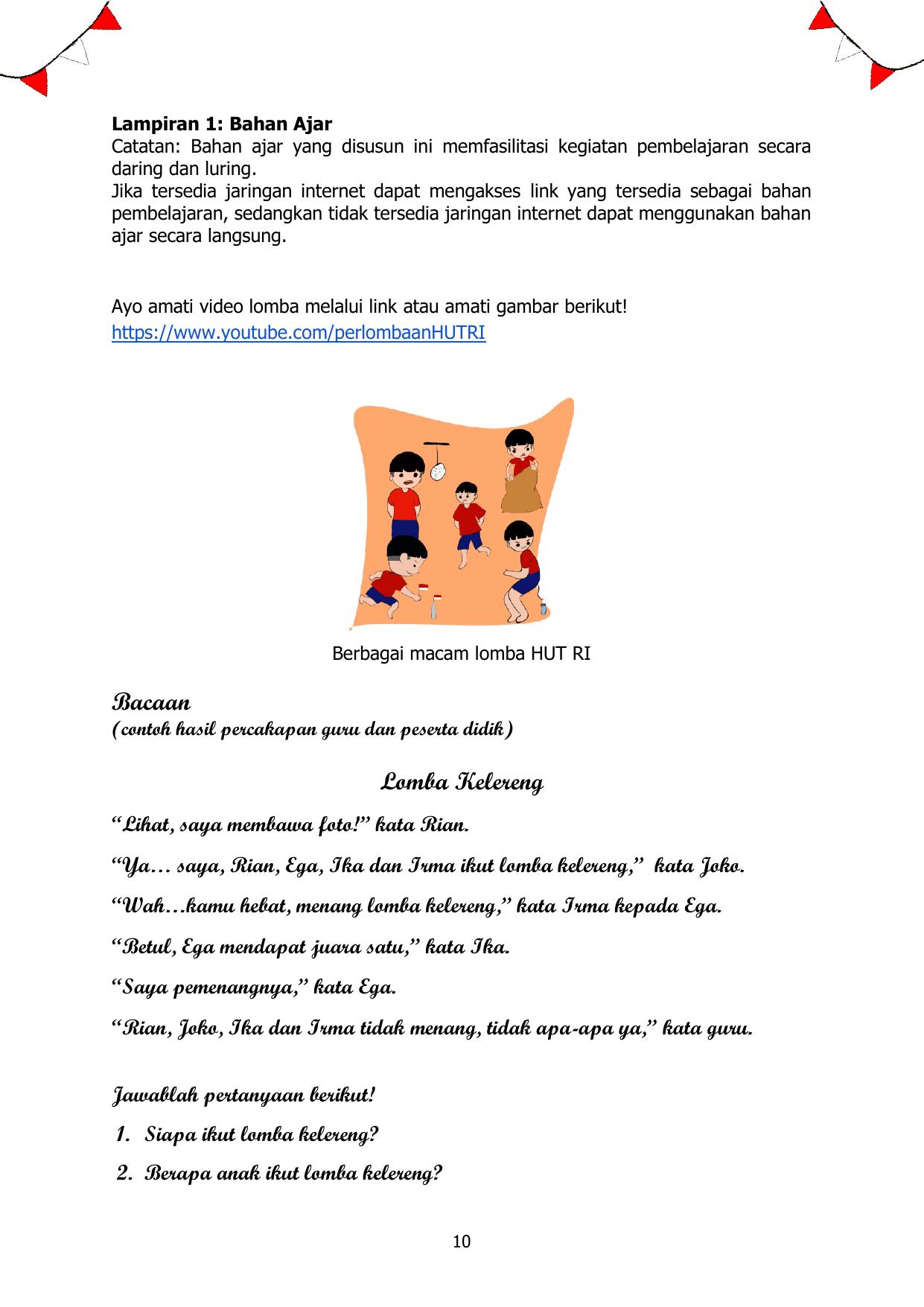 1. Referensi Materi Lomba