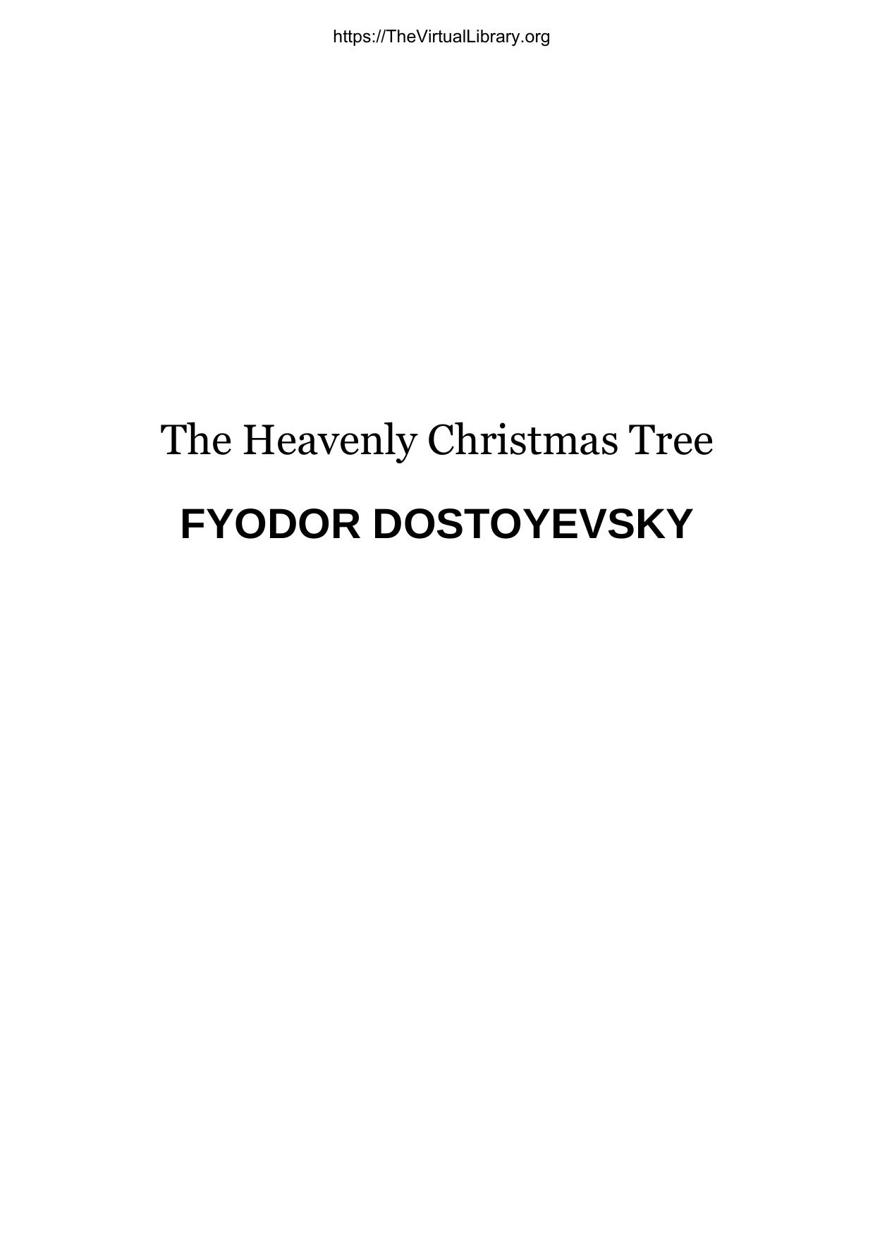 The Heavenly Christmas Tree