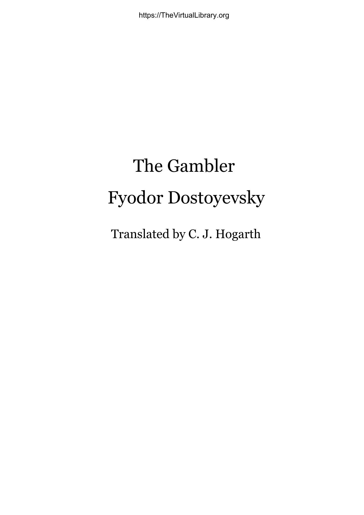 The Gambler