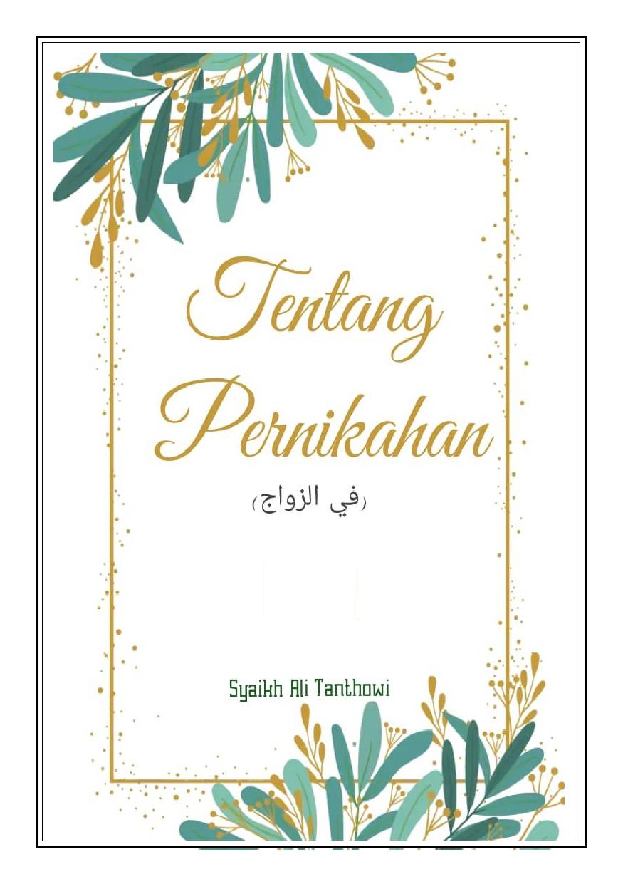 Salinan Terjemah tentang Pernikahan