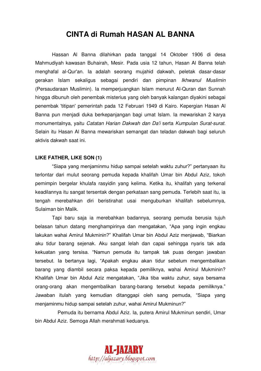 Salinan Cinta di Rumah Hasan Al Banna