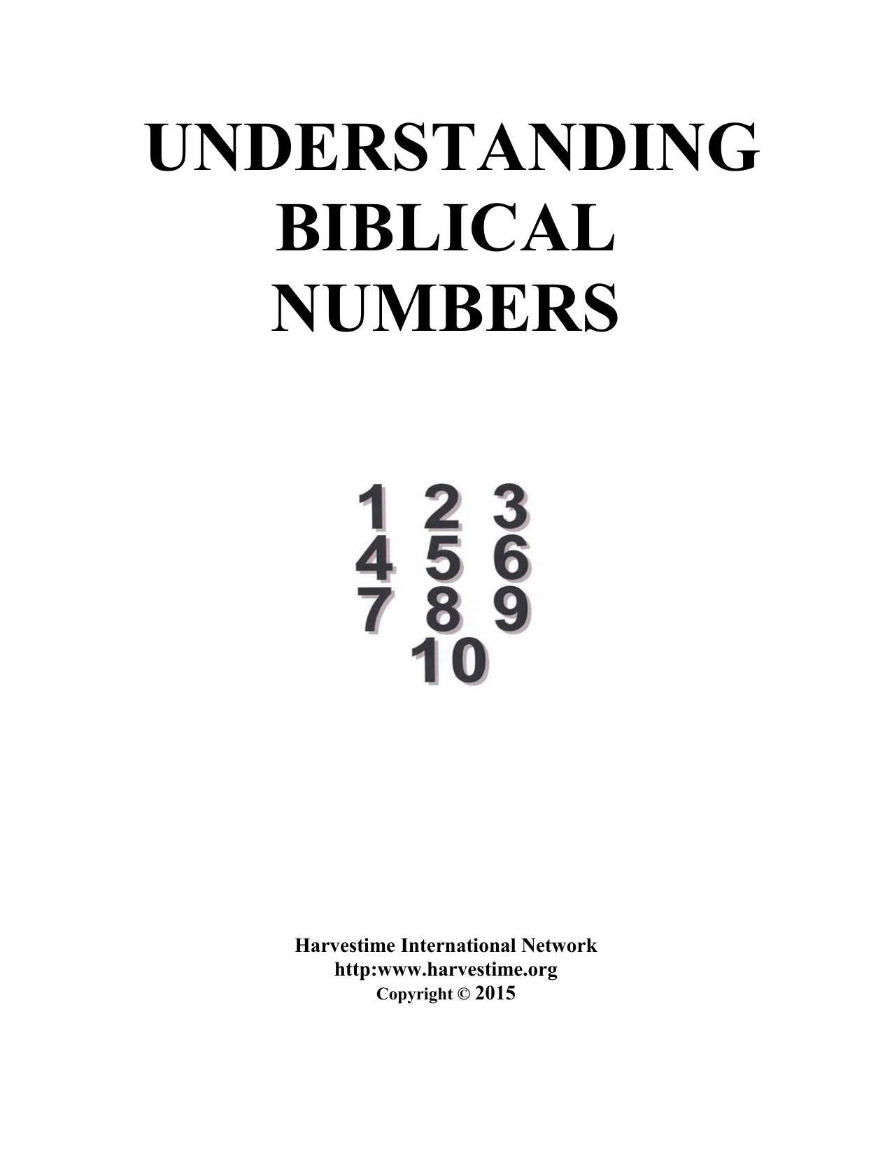 Salinan Book Understanding Biblical Numbers