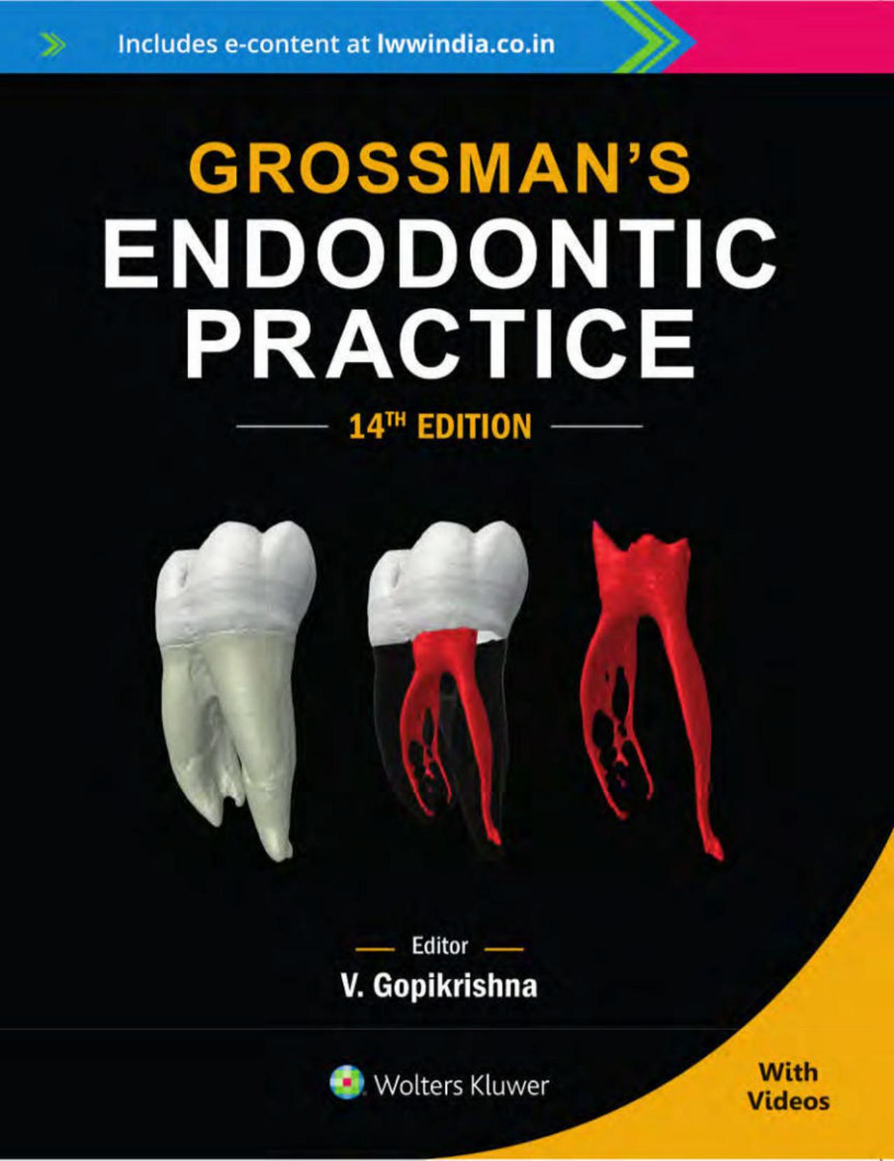 Salinan 2021 @dentallib V Gopikrishna Grossman’s Endodontic Practice, 14th