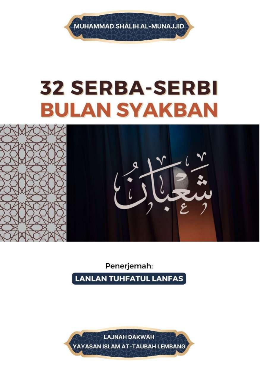 32 Serba Serbi Bulan Syakban