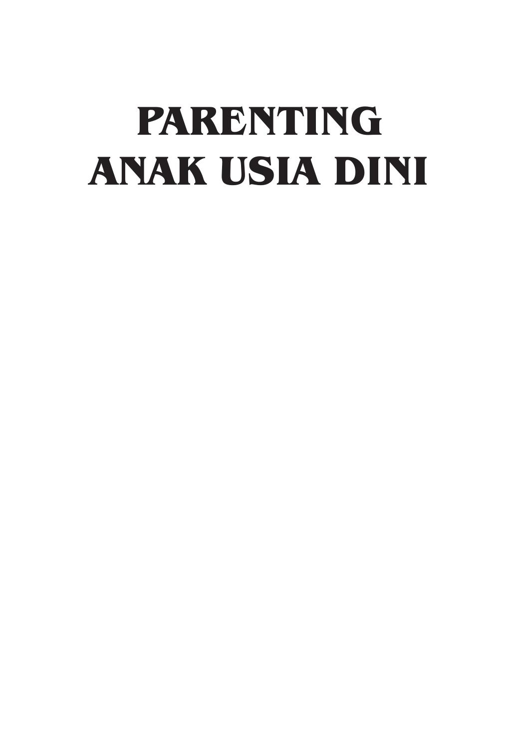 PARENTING ANAK USIA DINI.indd