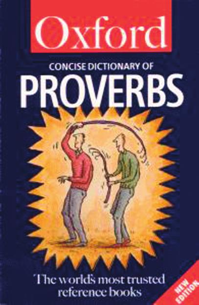 Salinan The Concise Oxford dictionary of proverbs