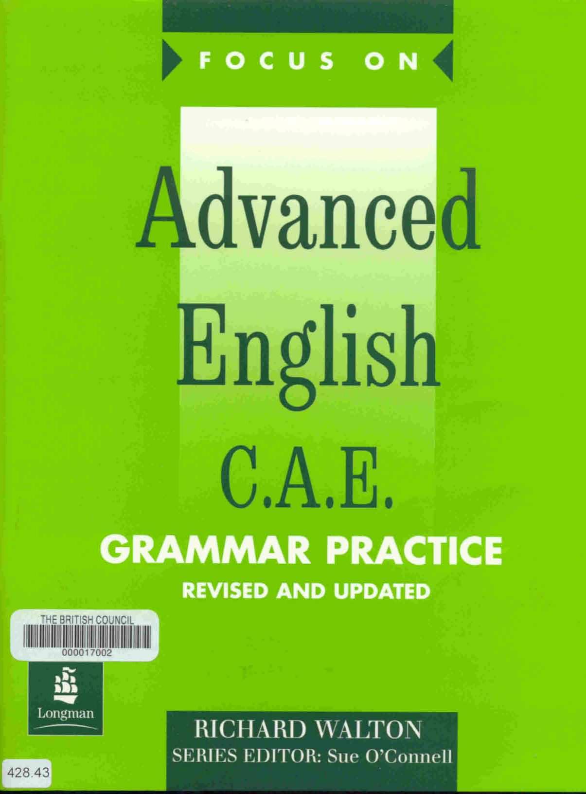 Salinan Focus on Advanced English CAE Grammar Practice [Longman 2000]