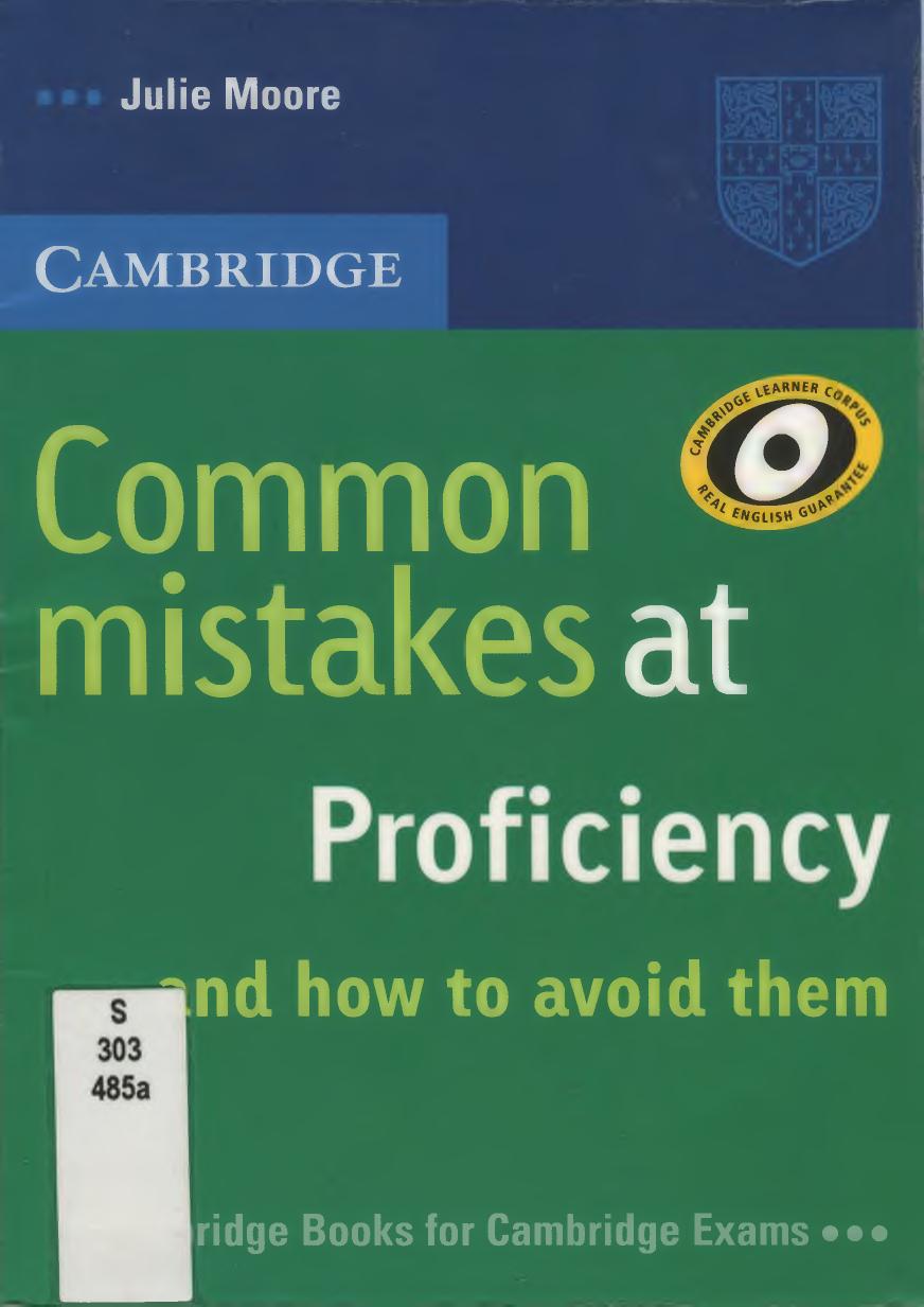 Salinan Common Mistakes at Proficiency