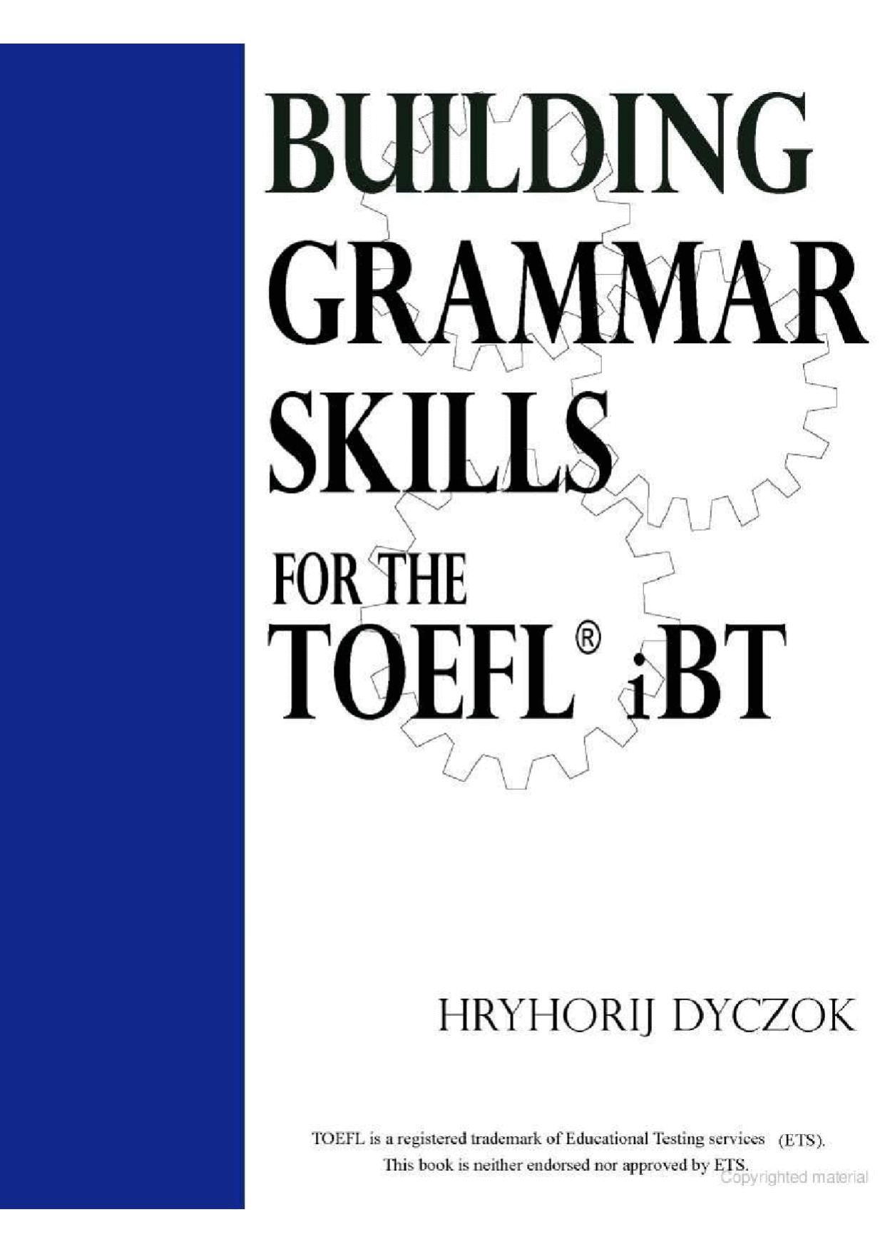 Salinan Buiding Grammar Skills for TOEFL IBT