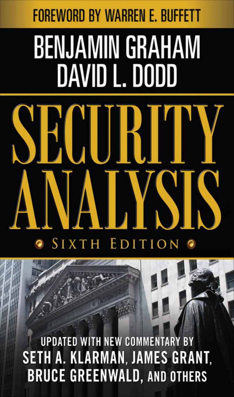 Salinan security analysis benjamin graham 6th edition pdf february 24 2010
