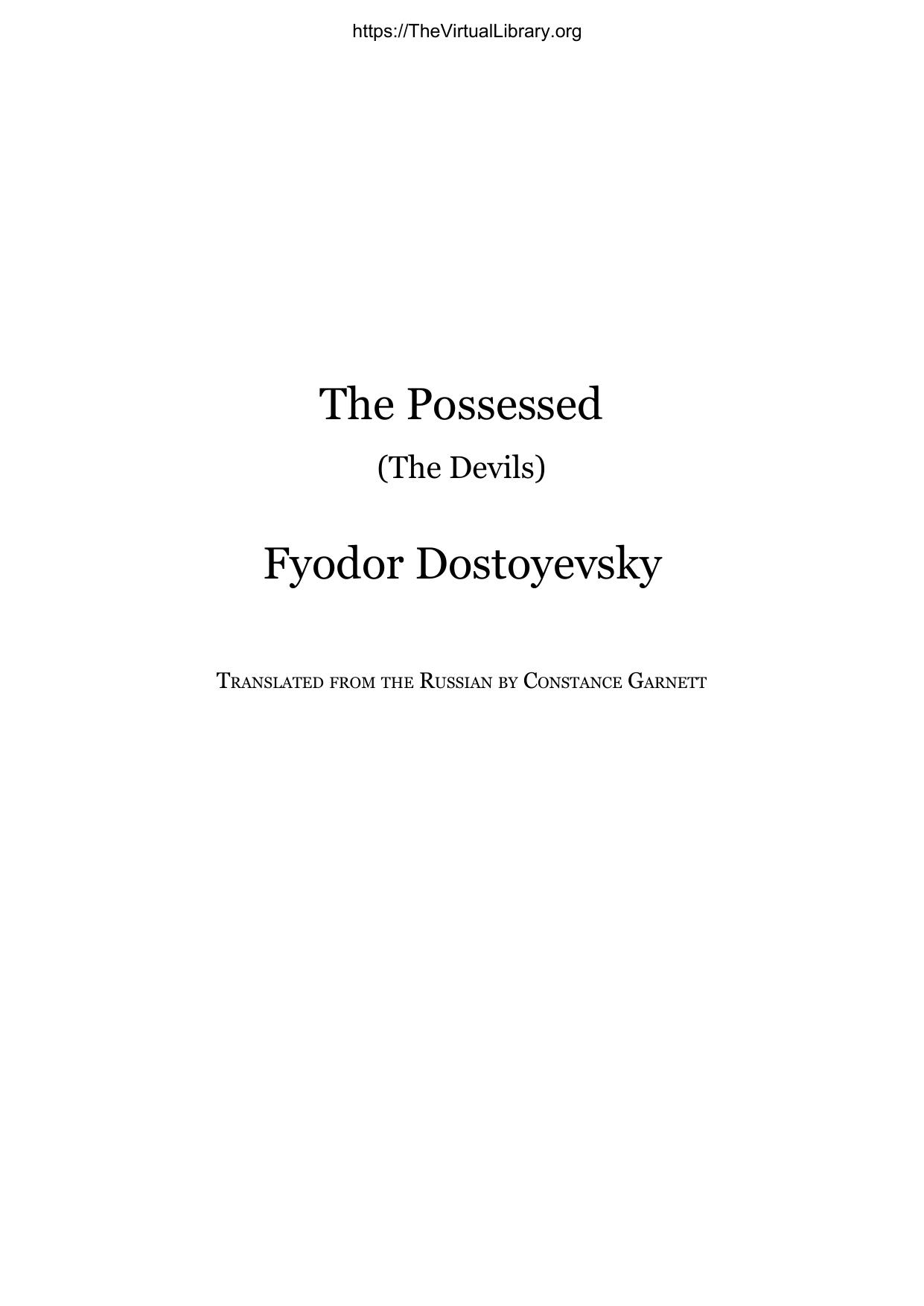 The Possessed