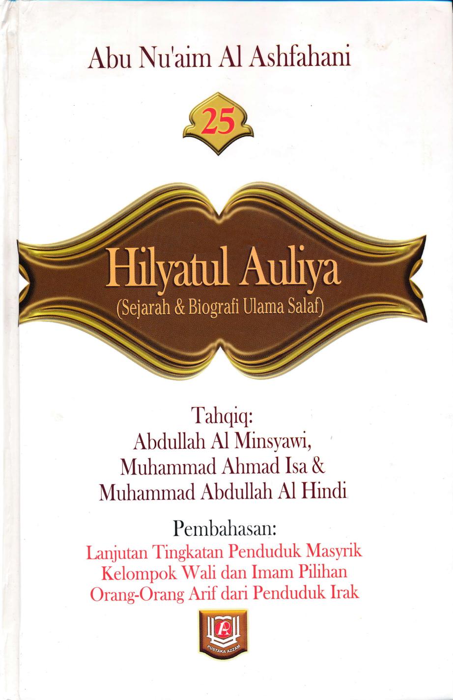 Salinan Hilyatul Aulia Jilid 25