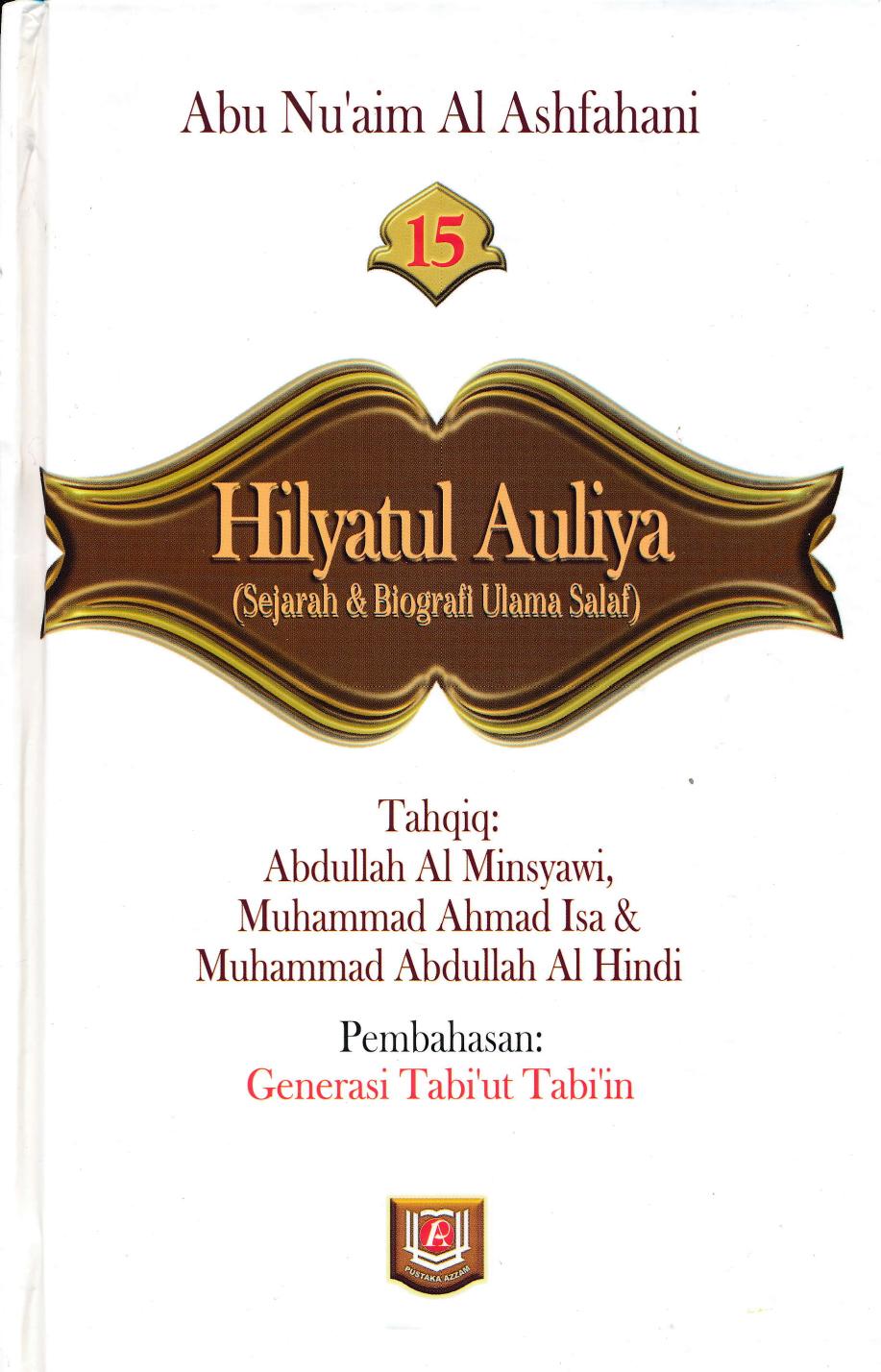 Salinan Hilyatul Aulia Jilid 15