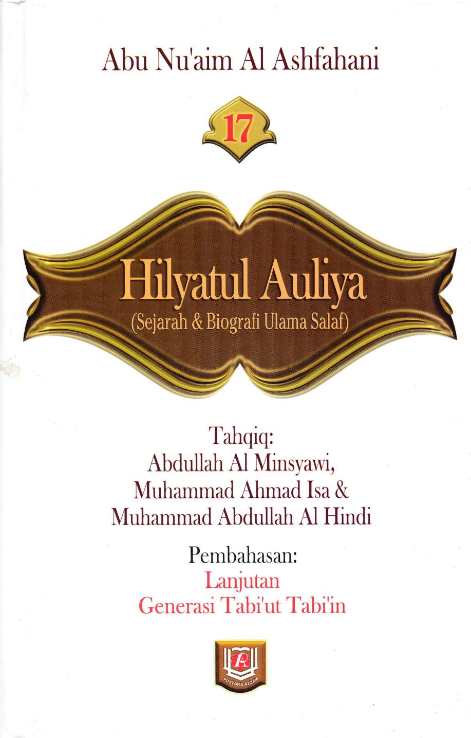 Salinan Hilyatul Aulia Jilid 17