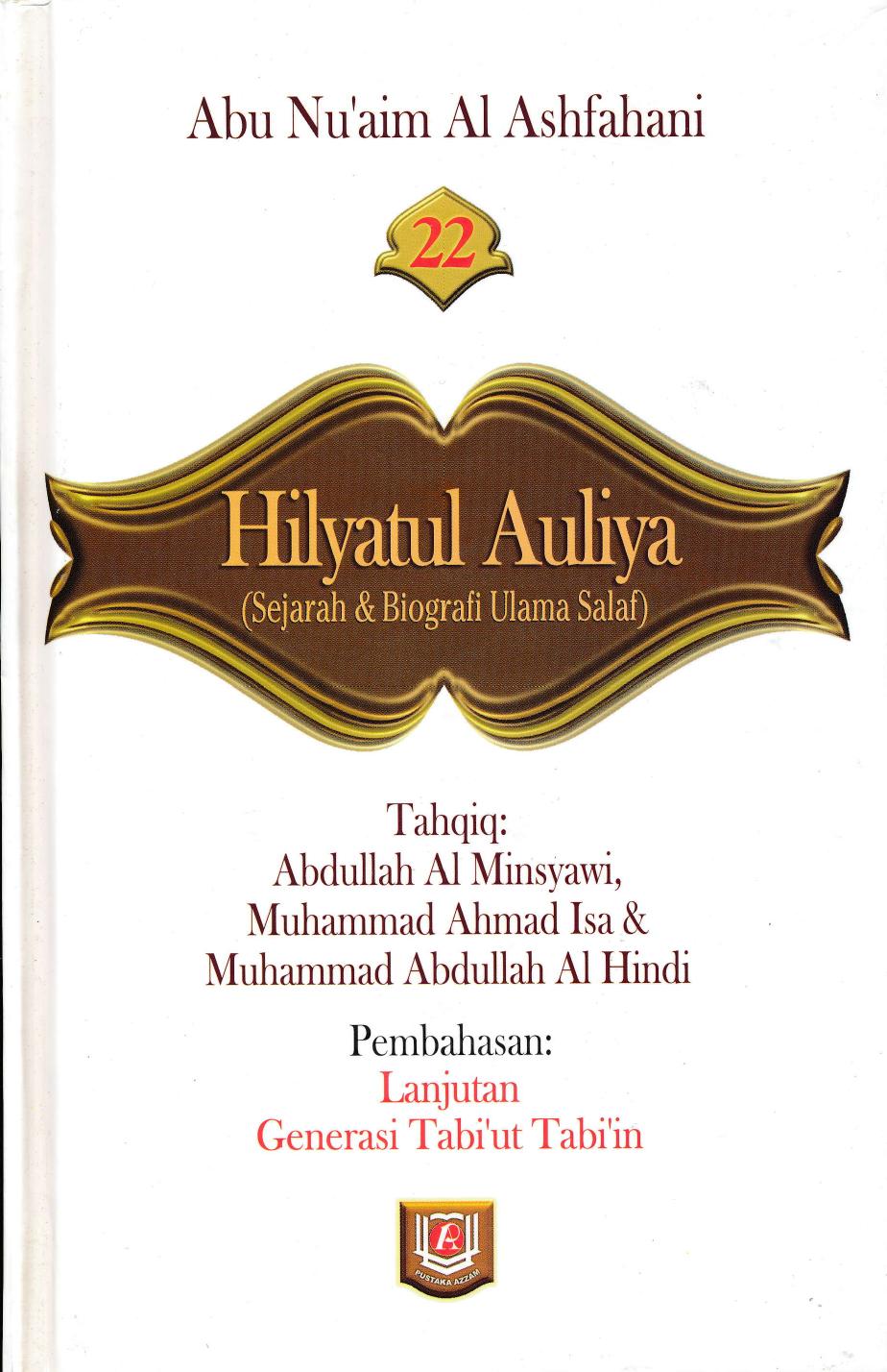 Salinan Hilyatul Aulia Jilid 22