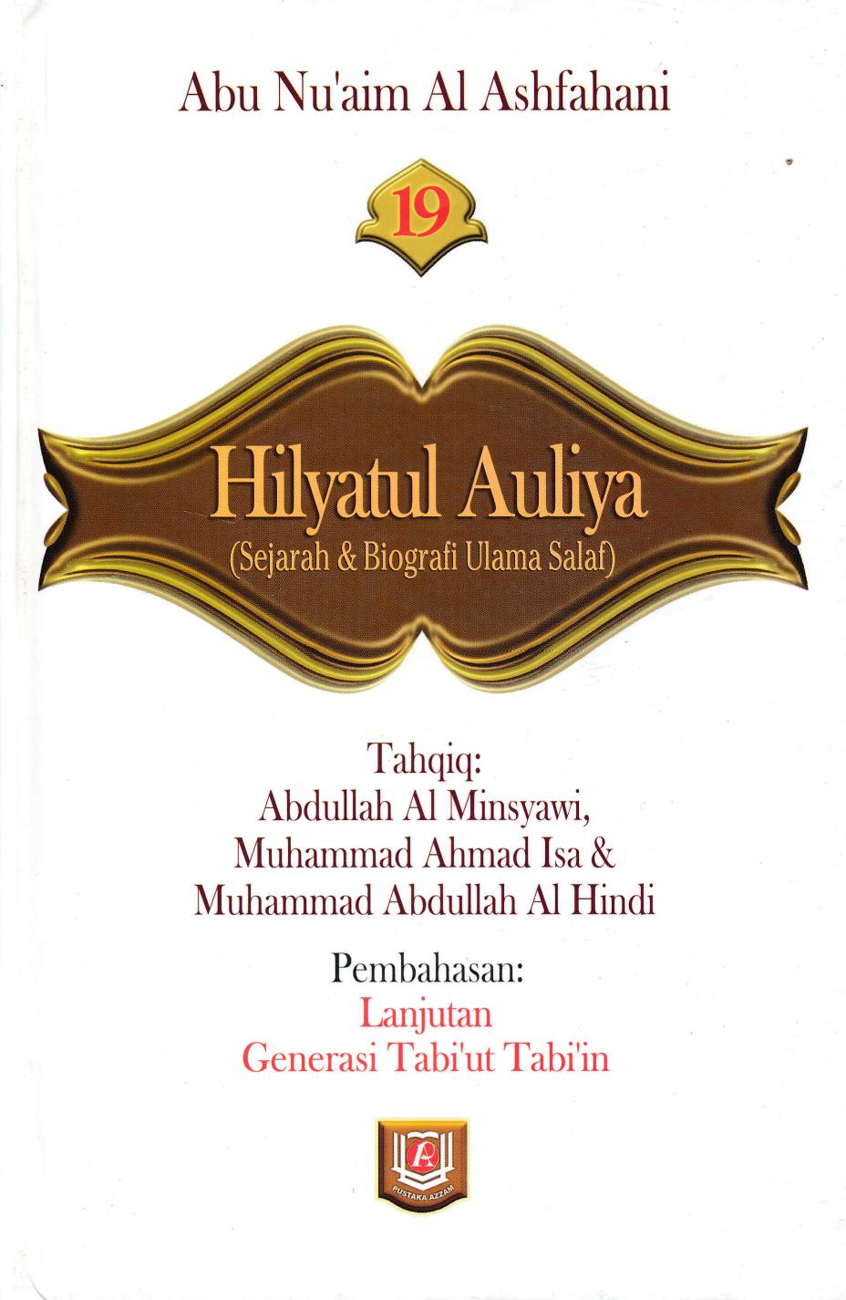 Salinan Hilyatul Aulia Jilid 19