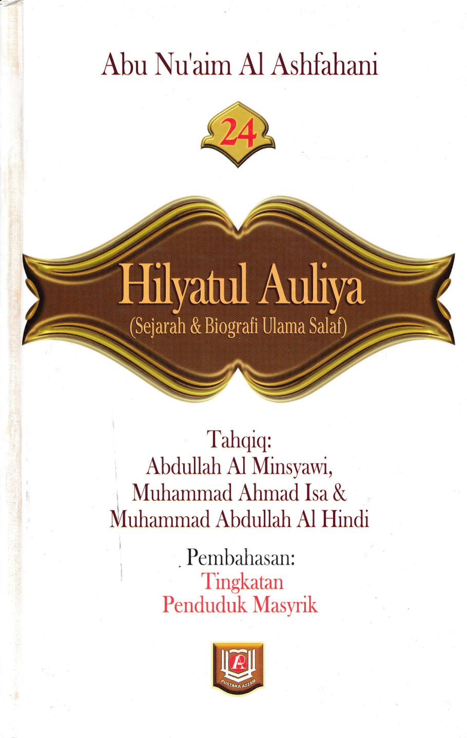 Salinan Hilyatul Aulia Jilid 24