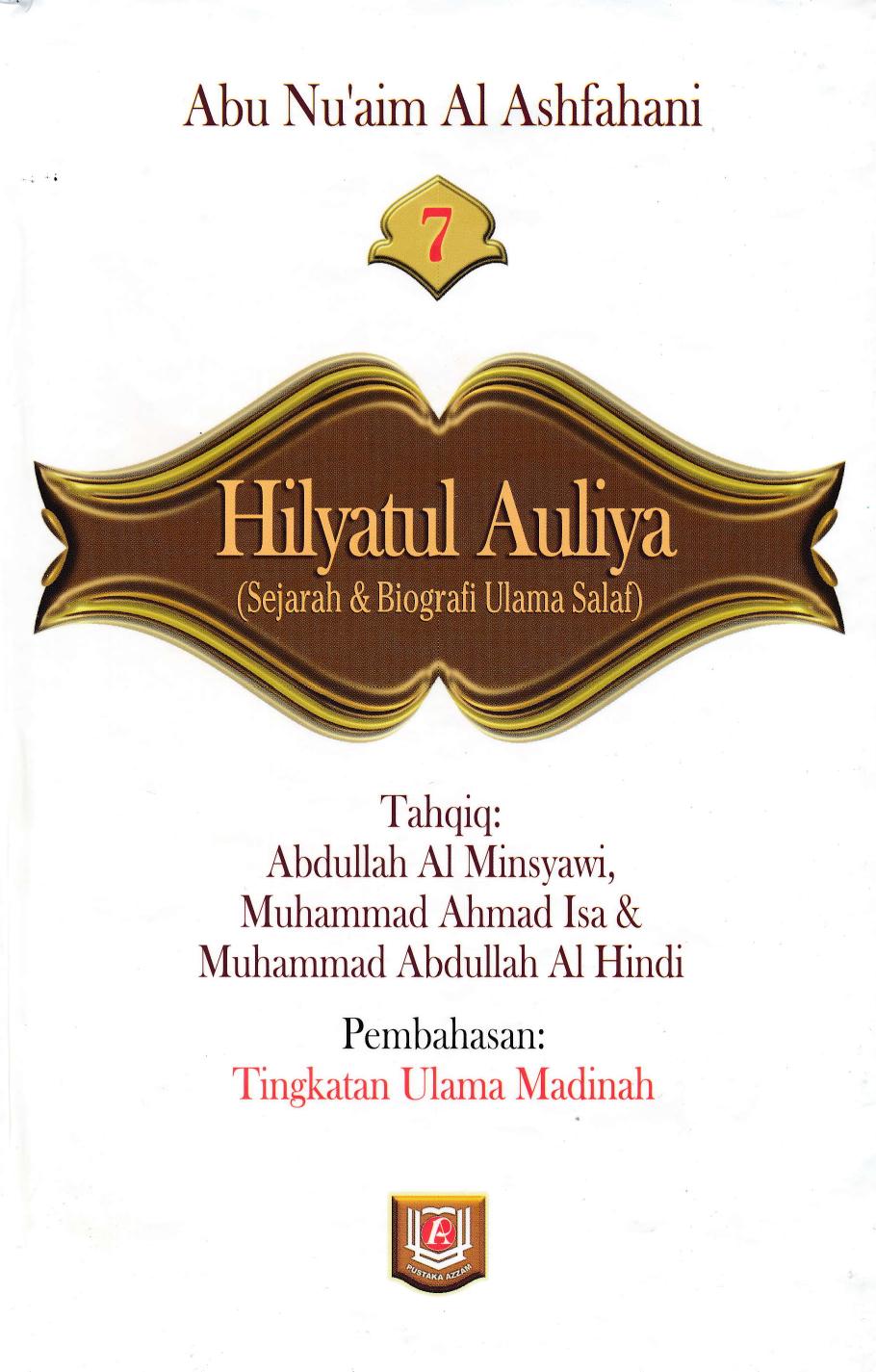 Salinan Hilyatul Aulia Jilid 7