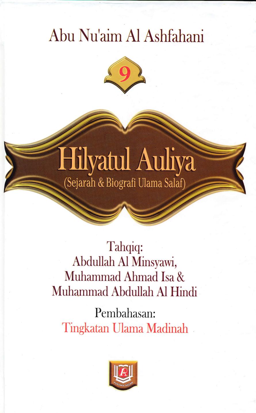 Salinan Hilyatul Aulia Jilid 9