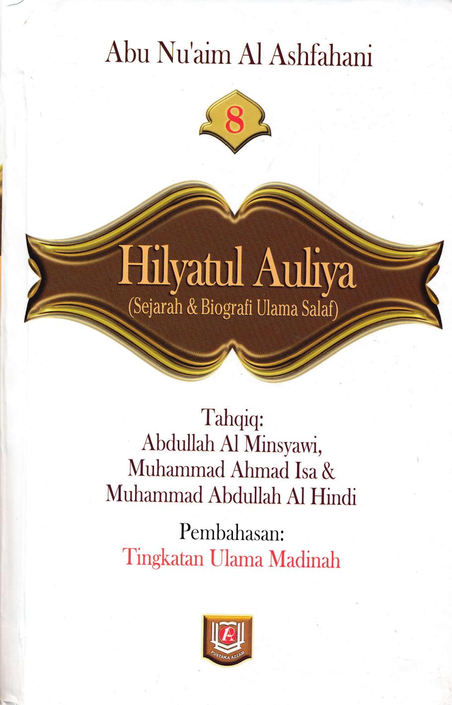 Salinan Hilyatul Aulia Jilid 8