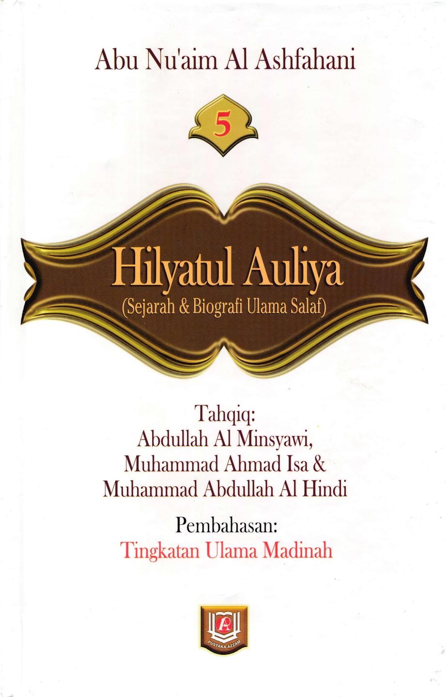Salinan Hilyatul Aulia Jilid 5