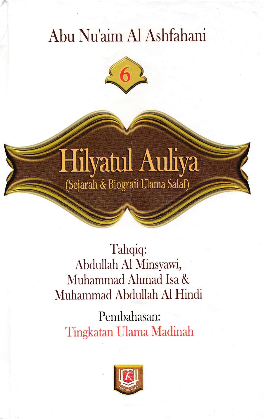 Salinan Hilyatul Aulia Jilid 6