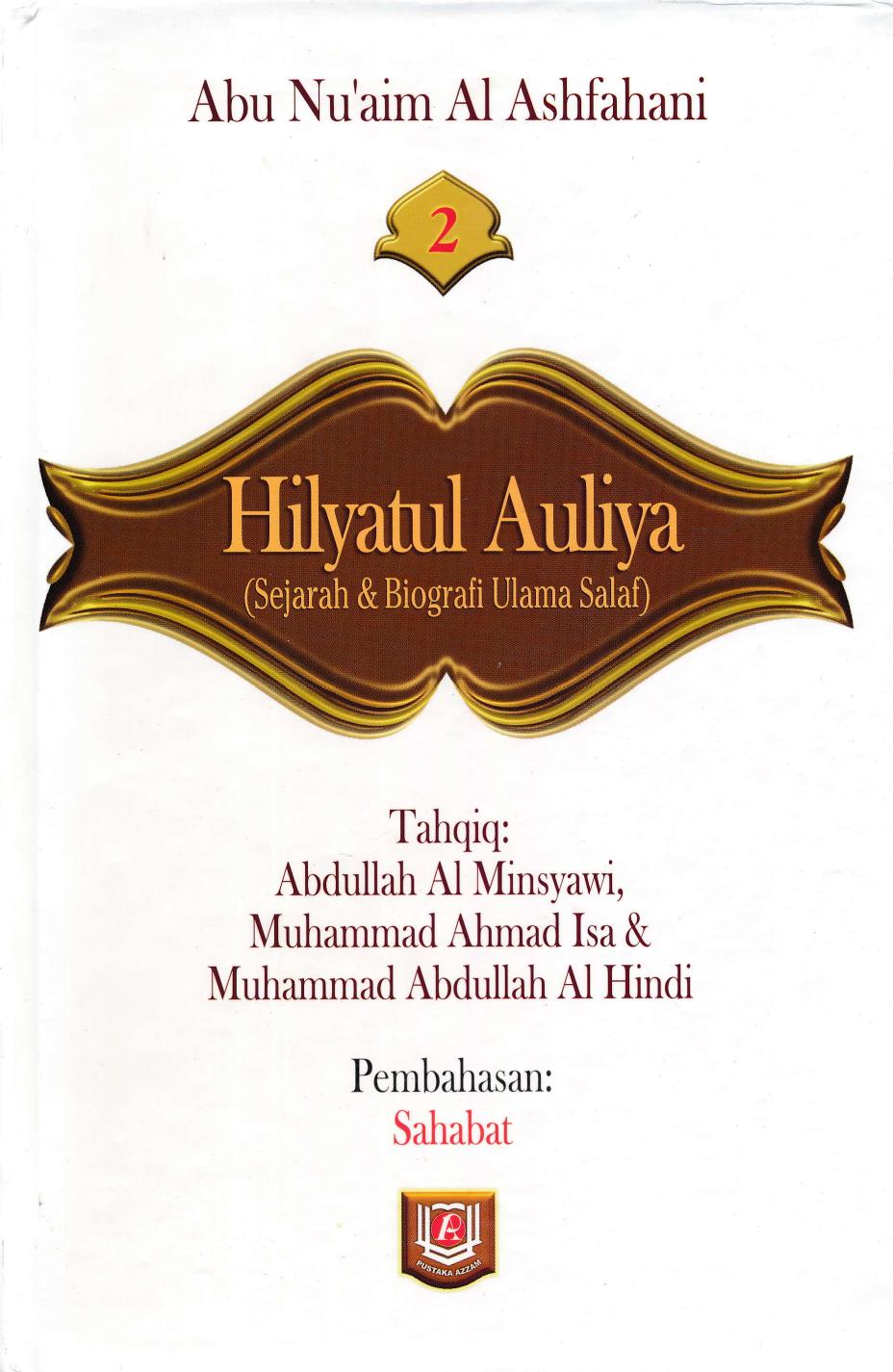Salinan Hilyatul Aulia Jilid 2