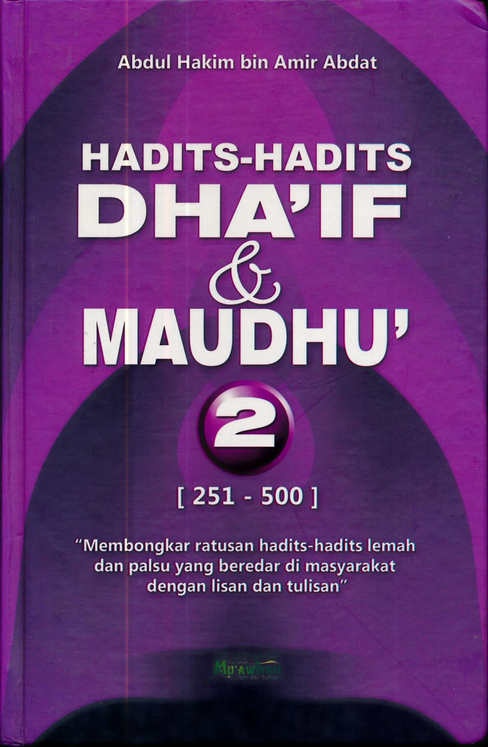 Salinan 921) Hadits-Hadits Dhaif dan Maudhu 2