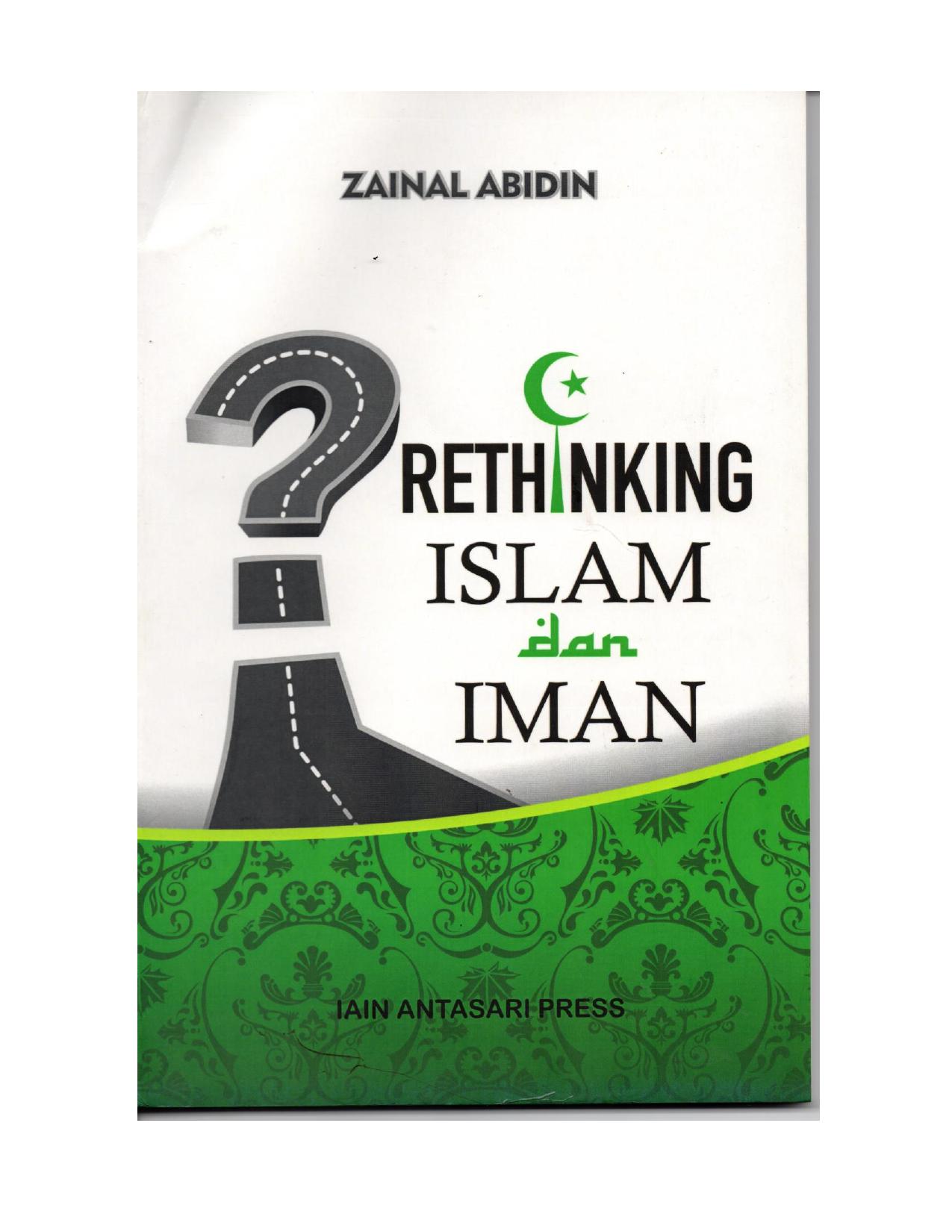 PANDANGAN MUHAMMAD SYAHRUR TENTANG ISLAM DAN IMAN