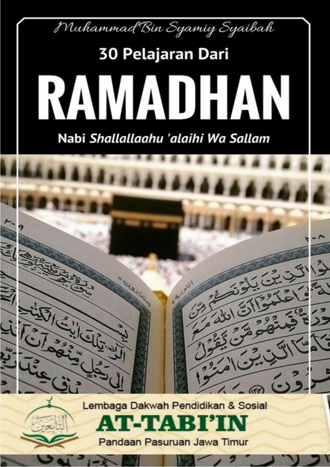 30 Pelajaran Dari Ramadhan Nabi